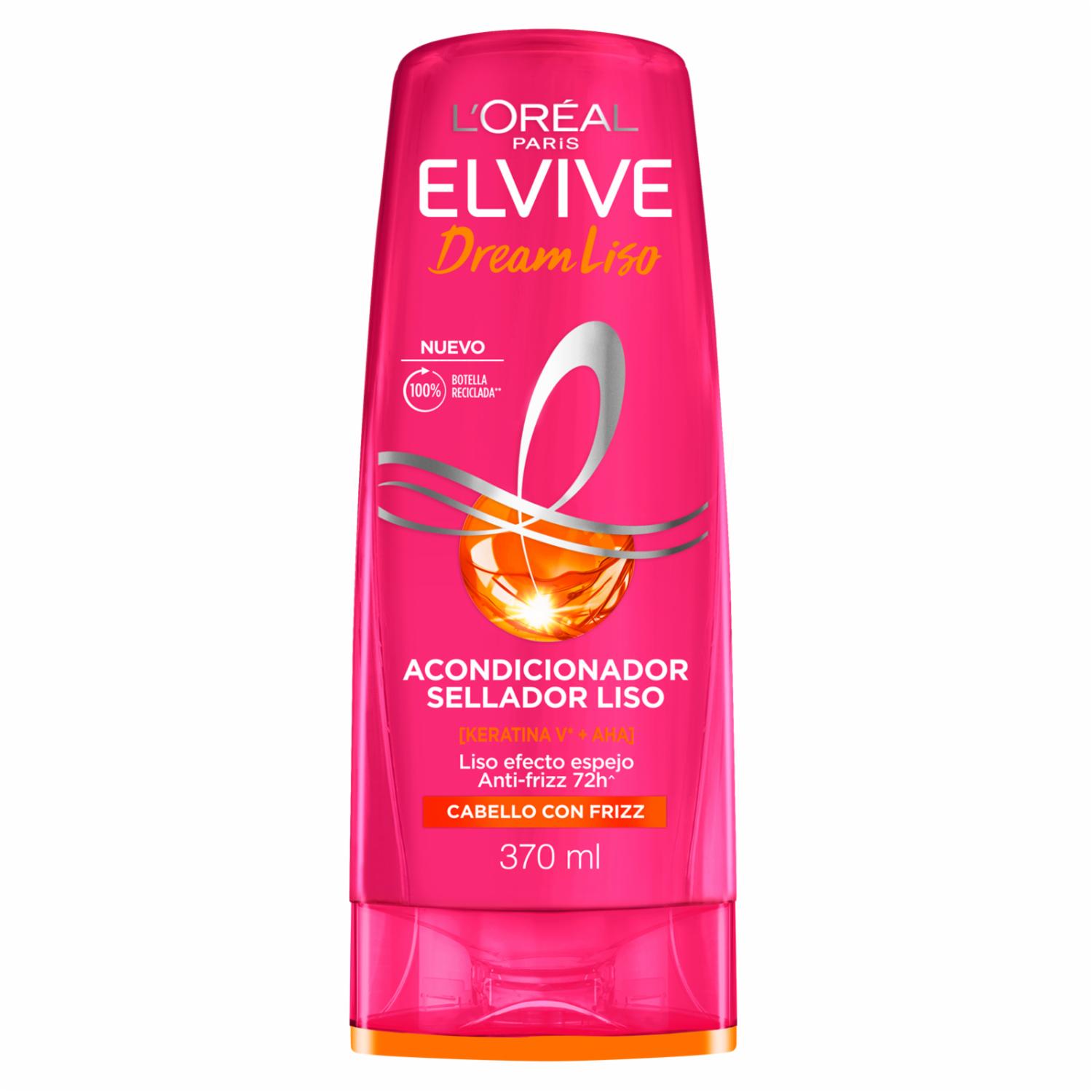 Acondicionador Dream Liso ELVIVE L'ORÉAL 370 Ml - Imagen 3