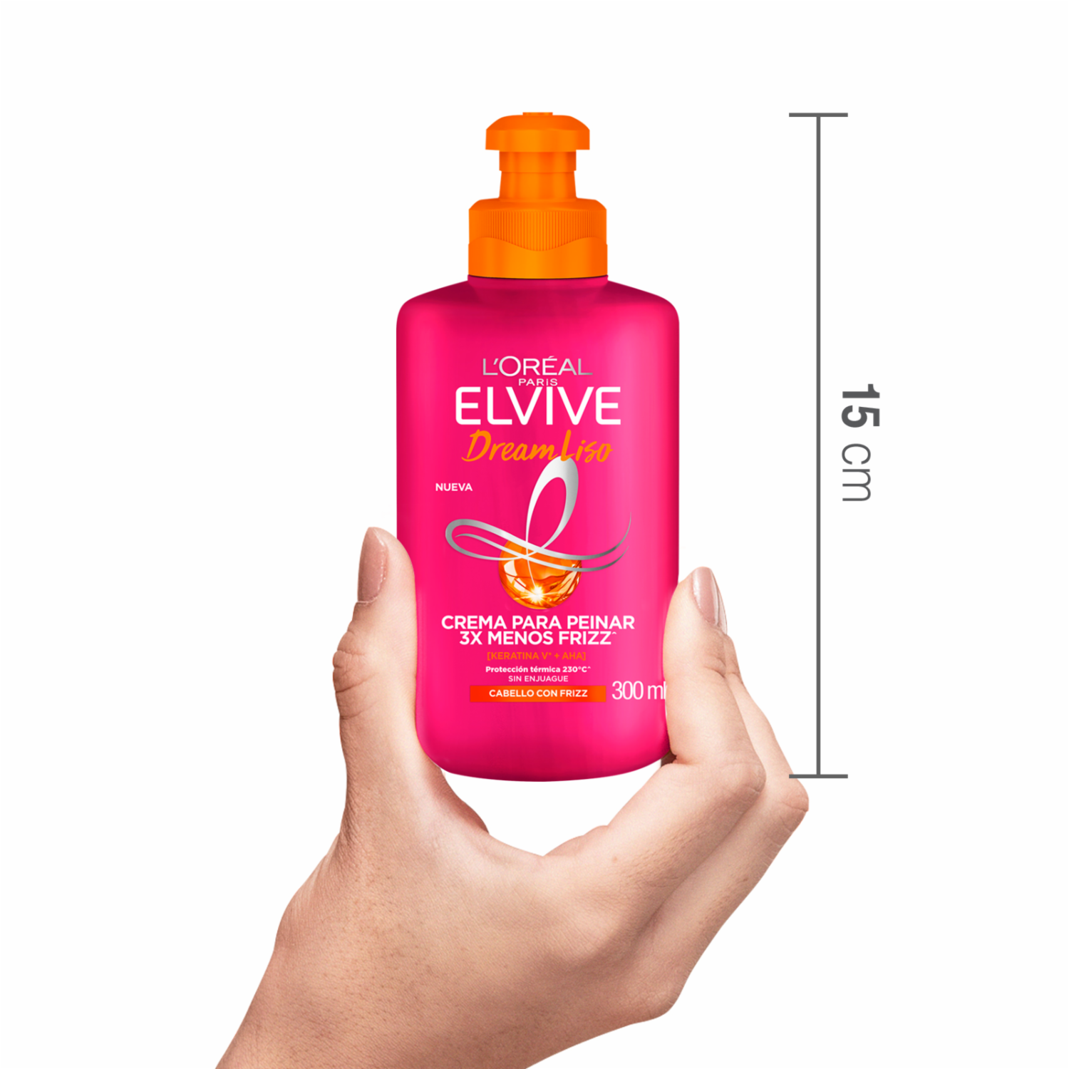 Crema De Peinar Dream Liso ELVIVE L'ORÉAL 300 Ml - Imagen 8
