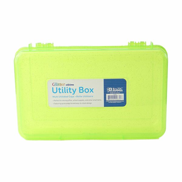 Caja Escolar Multiuso Glitter BAZIC Unidad