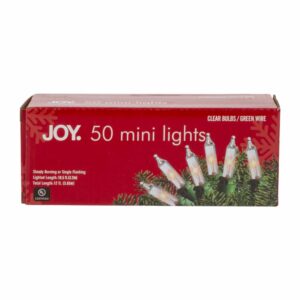 Juego Luces Transparente JOY x 50 Uds