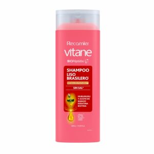 Shampoo Para Cabello Liso Brasilero con Péptidos VITANE 400 Ml