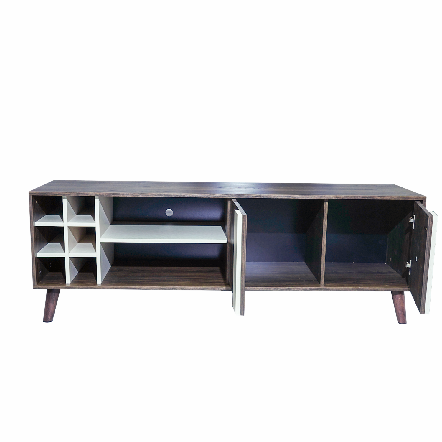 Rack De Tv Lane Nogal Toquilla RTA MDF - Imagen 4