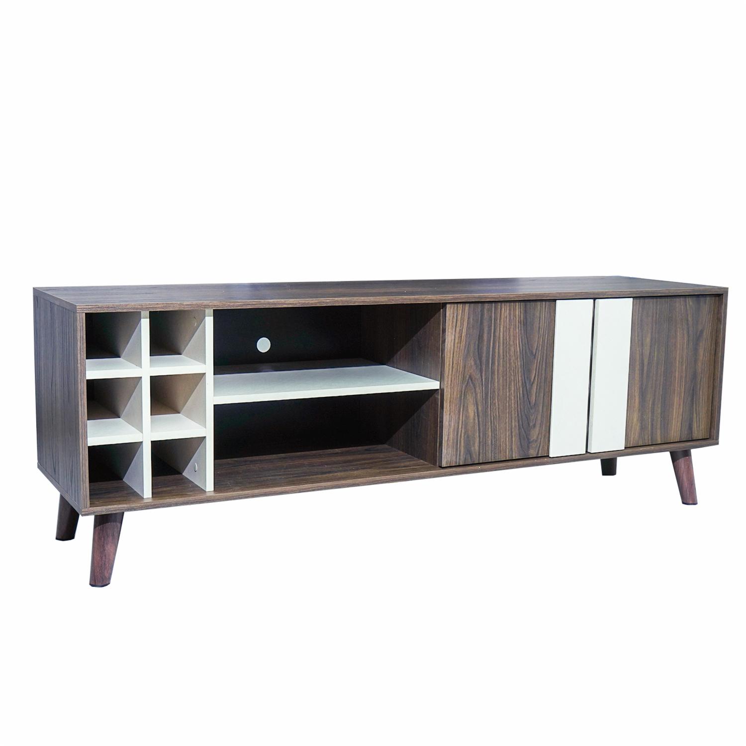 Rack De Tv Lane Nogal Toquilla RTA MDF - Imagen 7