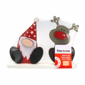 Adorno De Mesa Papa Noel/Reno FREE HOME Unidad