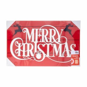 Cuadro Decorativo Merry Christmas FREE HOME Unidad
