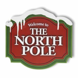 Cuadro Con Aplique Welcome To Té North Pole FREE HOME Unidad