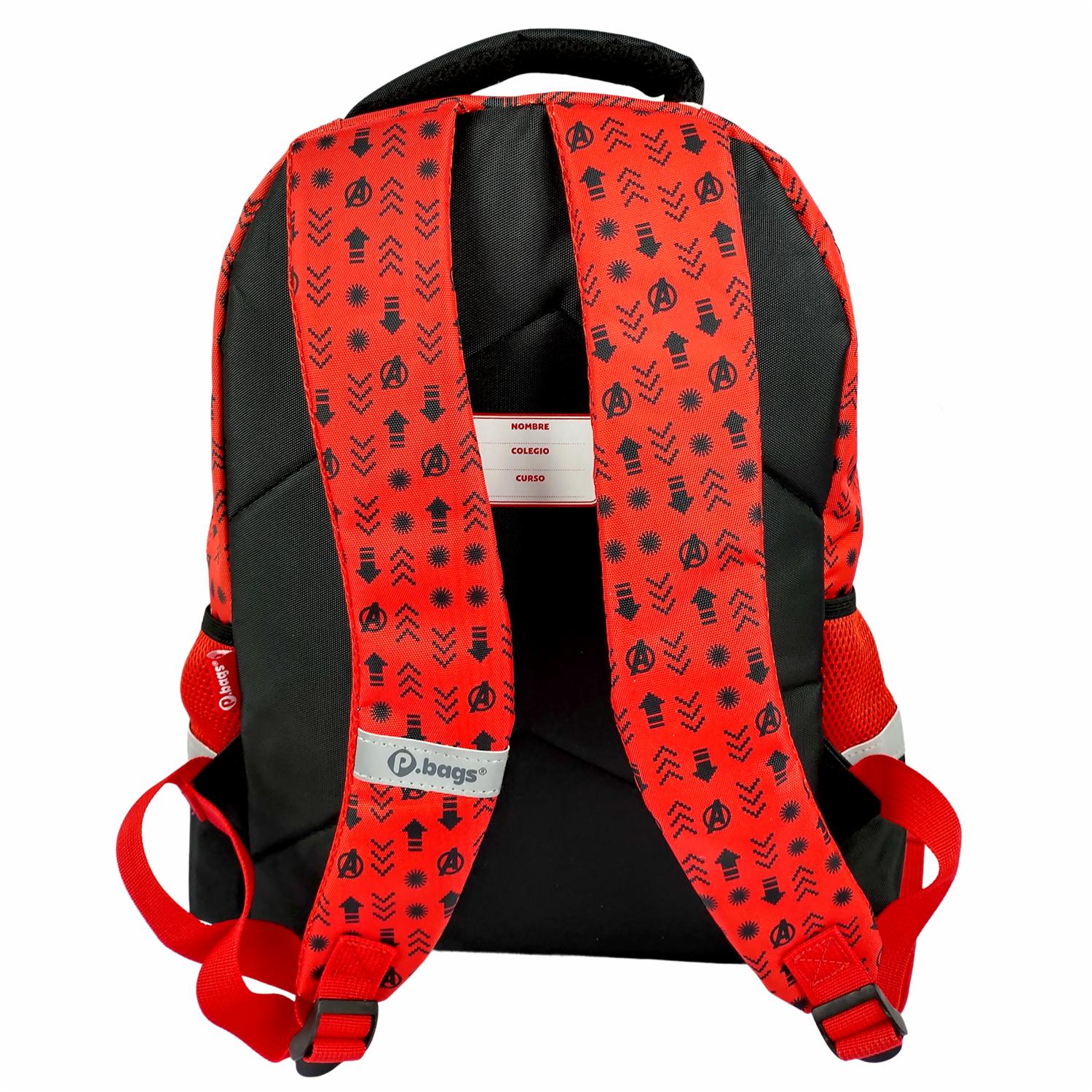 Mochila Escolar Para Niño Diseño Avengers PRIMAVERA 16" - Imagen 3