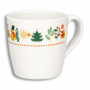 Taza Con Asa Cerrada Y Figuras Navideños VAJILLAS SABANA Unidad
