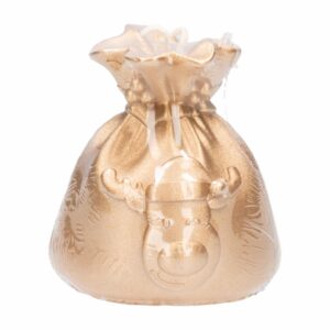 Vela Navideña Regalo Reno Dorado MONICANDLES Unidad