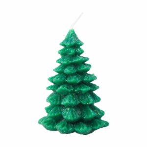Vela Figura Árbol Navidad Escar Verde LAVEL 9 X 7 Cm
