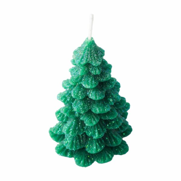Vela Figura Árbol Navidad Escar Verde LAVEL 9 X 7 Cm - Imagen 2