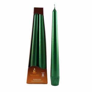 Velas Cónicas 8 Juego Lac Verde LAVEL 2 X 20 Cm