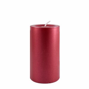 Vela Pilar Redondo 204 Hd Roja Lac LAVEL 5,5 Cm X 10 Cm