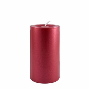 Vela Pilar Redondo 204 Hd Roja Lac LAVEL 5,5 Cm X 10 Cm