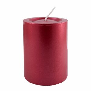 Vela Pilar Redondo 304 Hd Roja Lac LAVEL 7,5 Cm X 10 Cm