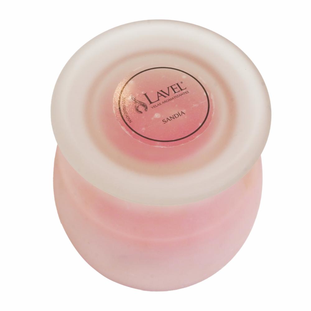 Vela Vaso Bombonera Gj11 Sandia LAVEL 11,5 X 9,5 CM - Imagen 2