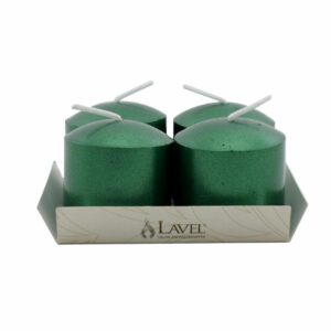 Vela Votiva Laca Verde LAVEL 8 1 x 8 1 x 4 Cm