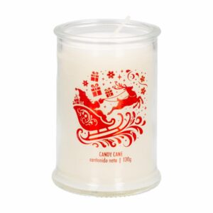 Vela Navideña Pomo Santa Color Rojo LAVEL Unidad