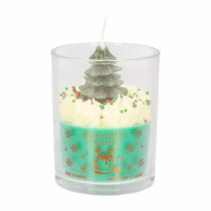 Vela Navideña Vaso Diseño Milkshake Árbol LAVEL Unidad