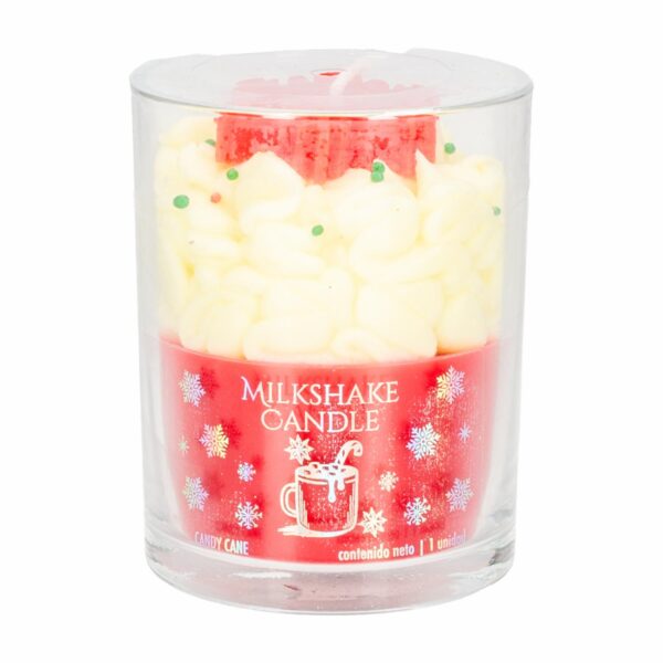 Vela Navideña Vaso Diseño Milkshake Copo LAVEL Unidad