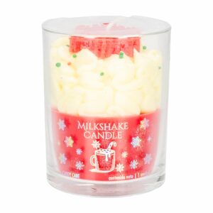 Vela Navideña Vaso Diseño Milkshake Copo LAVEL Unidad