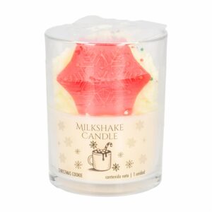 Vela Navideña Vaso Diseño Milkshake Santa LAVEL Unidad