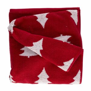 Toalla De Baño Árboles Rojo RENATTA 140 X 70 Cm