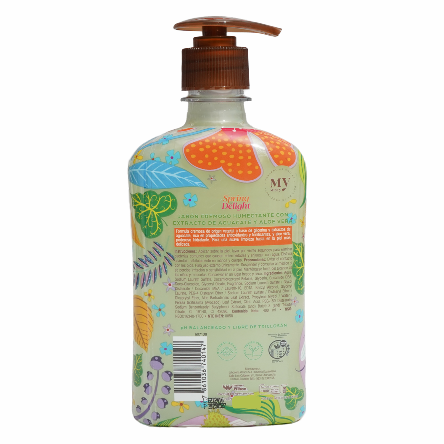 Jabón Líquido Spring Delight Trends MISTY 400 Ml - Imagen 4