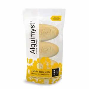 Jabón En Barra Relajante Con Flores De Manzanilla Suavidad Extrema ALQUIMYST 3X90 G