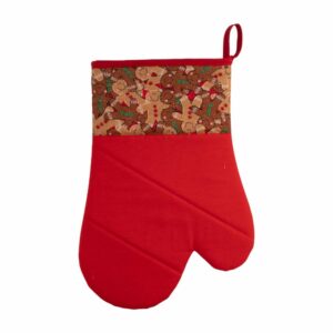 Guante Navidad Galleta Jengibre HECHO AQUÍ 30 X 21 Cm
