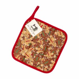 Coge Ollas Navidad Galleta Jengibre HECHO AQUÍ 20 X 20 Cm