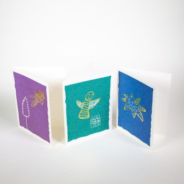 Tarjetas Navideñas Grandes Varios Diseños FUNDACIÓN EL TRIÁNGULO X 6 Uds - Imagen 5