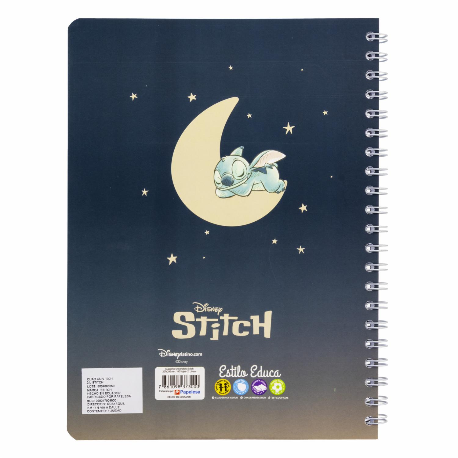 Cuaderno Universitario Líneas Stitch ESTILO 100 Hojas - Imagen 2