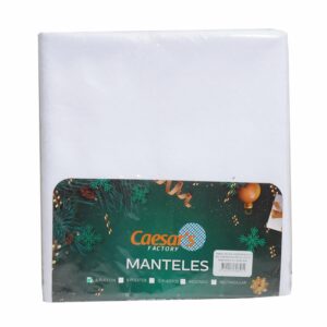 Mantel Relieve Blanco 6 Puestos CAESAR'S FACTORY 230 X 150 Cm