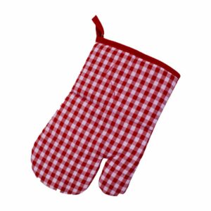 Guante Navidad Cuadros Rojo CAESAR'S FACTORY Grande