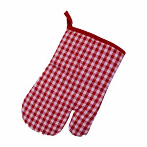 Guante Navidad Cuadros Rojo CAESAR'S FACTORY Grande