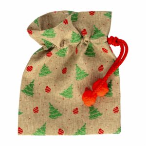 Fundas Para Caramelos Navidad Yute CAESAR'S FACTORY 60 X 18.5 Cm