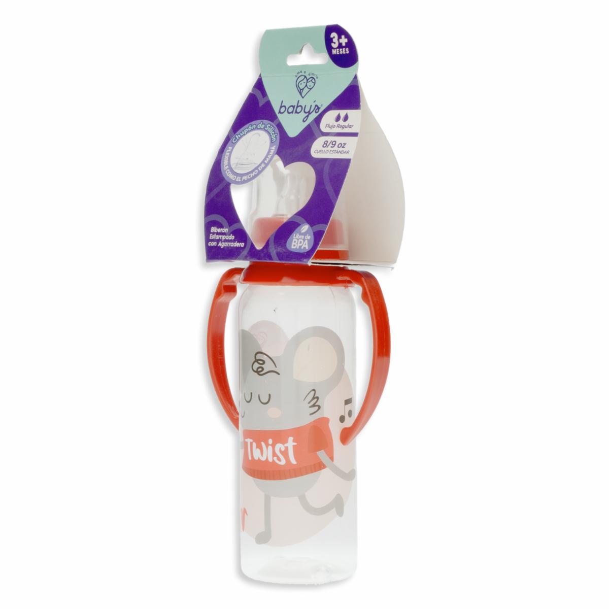 Biberón Estampados Con Agarradera Babys BABY’S 9Oz