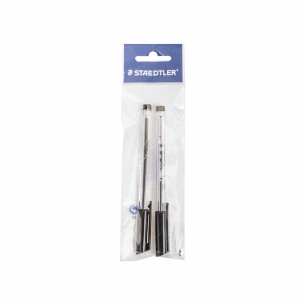 Bolígrafos Ball Negro Fino Triangular STAEDTLER X2 Uds