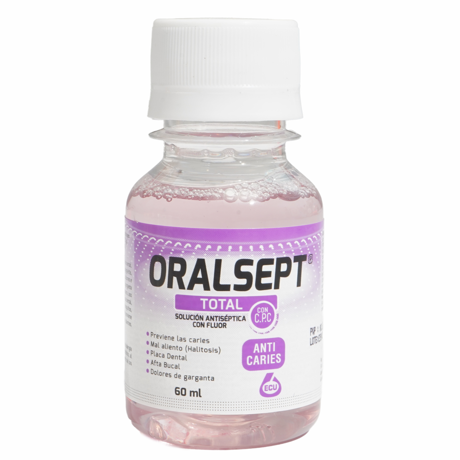 Enjuague Bucal Total Anti Caries ORALSEPT 60 Ml - Imagen 2