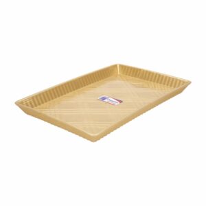 Bandeja Rectangular Dorado PLAPASA 34,5 X 22,5 Cm
