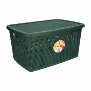 Cesto Spirella Verde Olivo PLAPASA 38,5 X 26 X 19 Cm