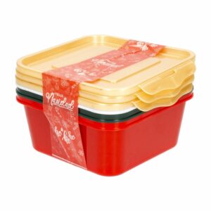 Set De Reposteros Snow Click Con Tapa PLAPASA 3 Piezas