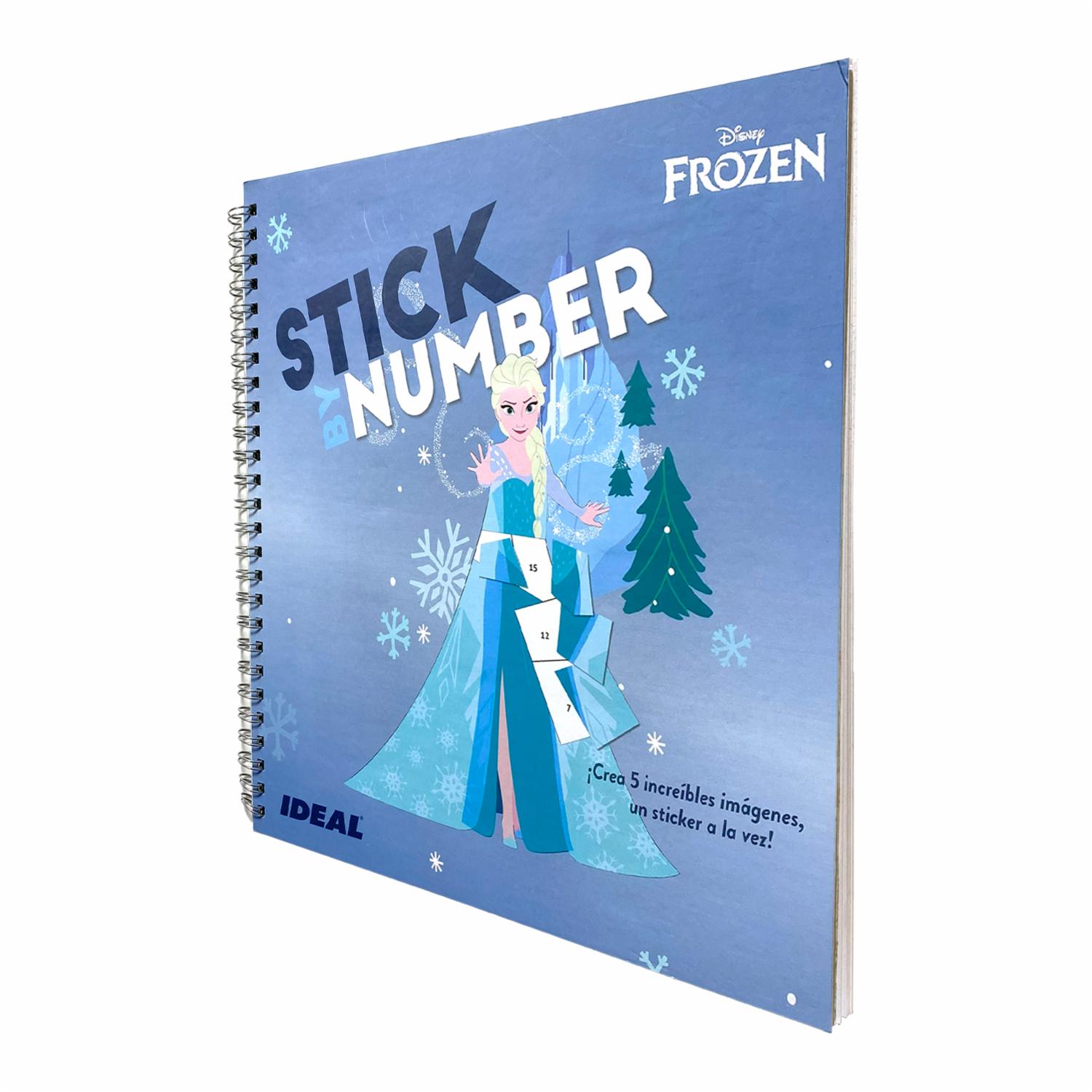 Block De Stickers Números Frozen DISNEY 23X23 Cm
