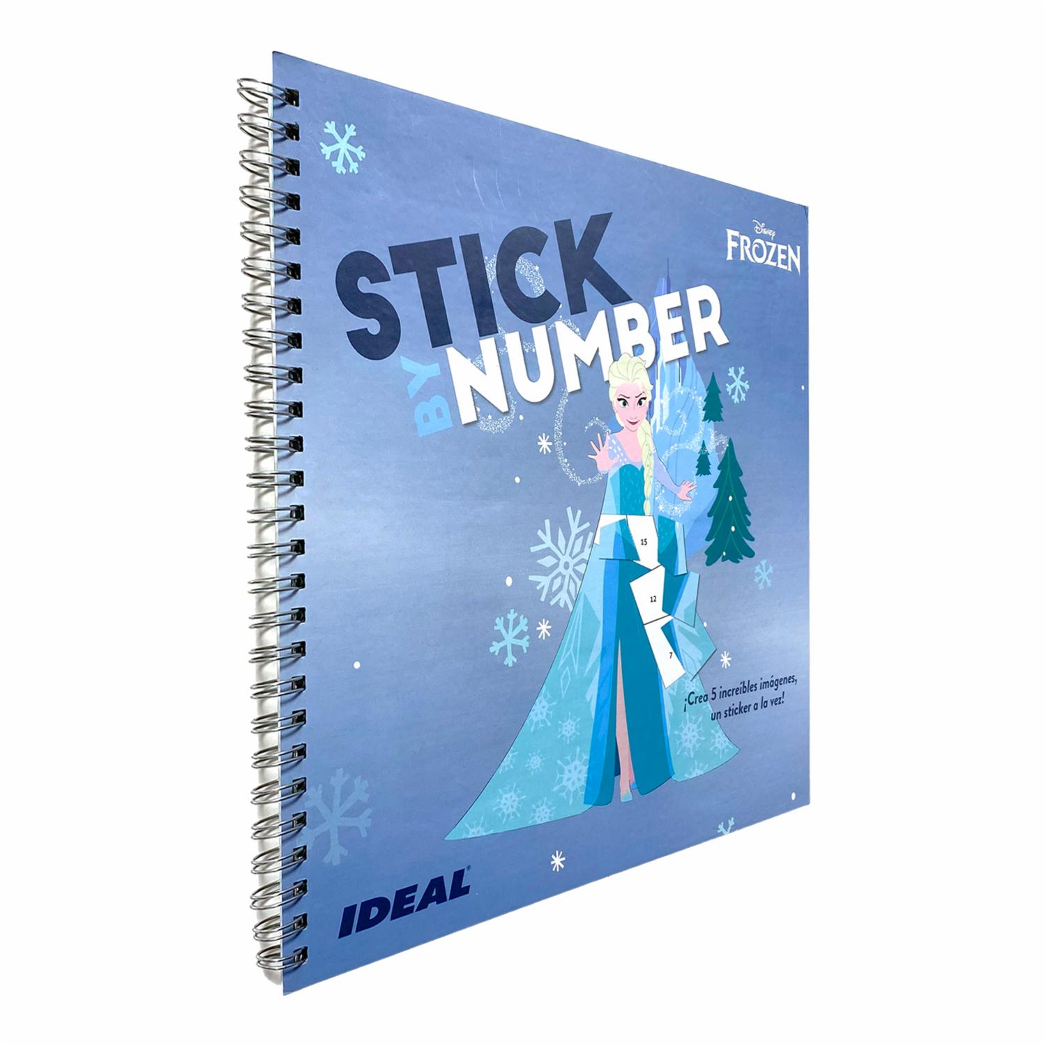Block De Stickers Números Frozen DISNEY 23X23 Cm