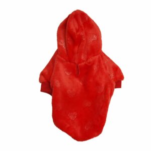 Hoodie Para Perro San Valentín THE PET FACTORY Talla Extra Extra Pequeño