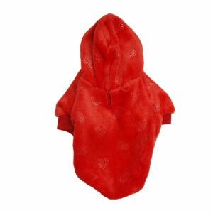 Hoodie Para Perro San Valentín THE PET FACTORY Talla Extra Extra Pequeño