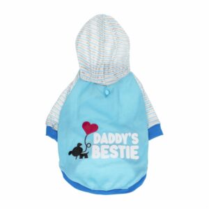 Hoodie Para Mascota Diseño Mom Dad Bestie THE PET FACTORY Talla Grande