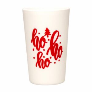 Vaso Navideño Ámbar Blanco HALLEY 9.5 Onzas
