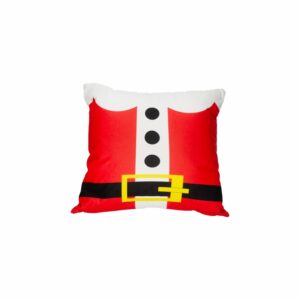 Cojín Navidad Muñecos Santa Rojo MIHOS 45 X 45 Cm